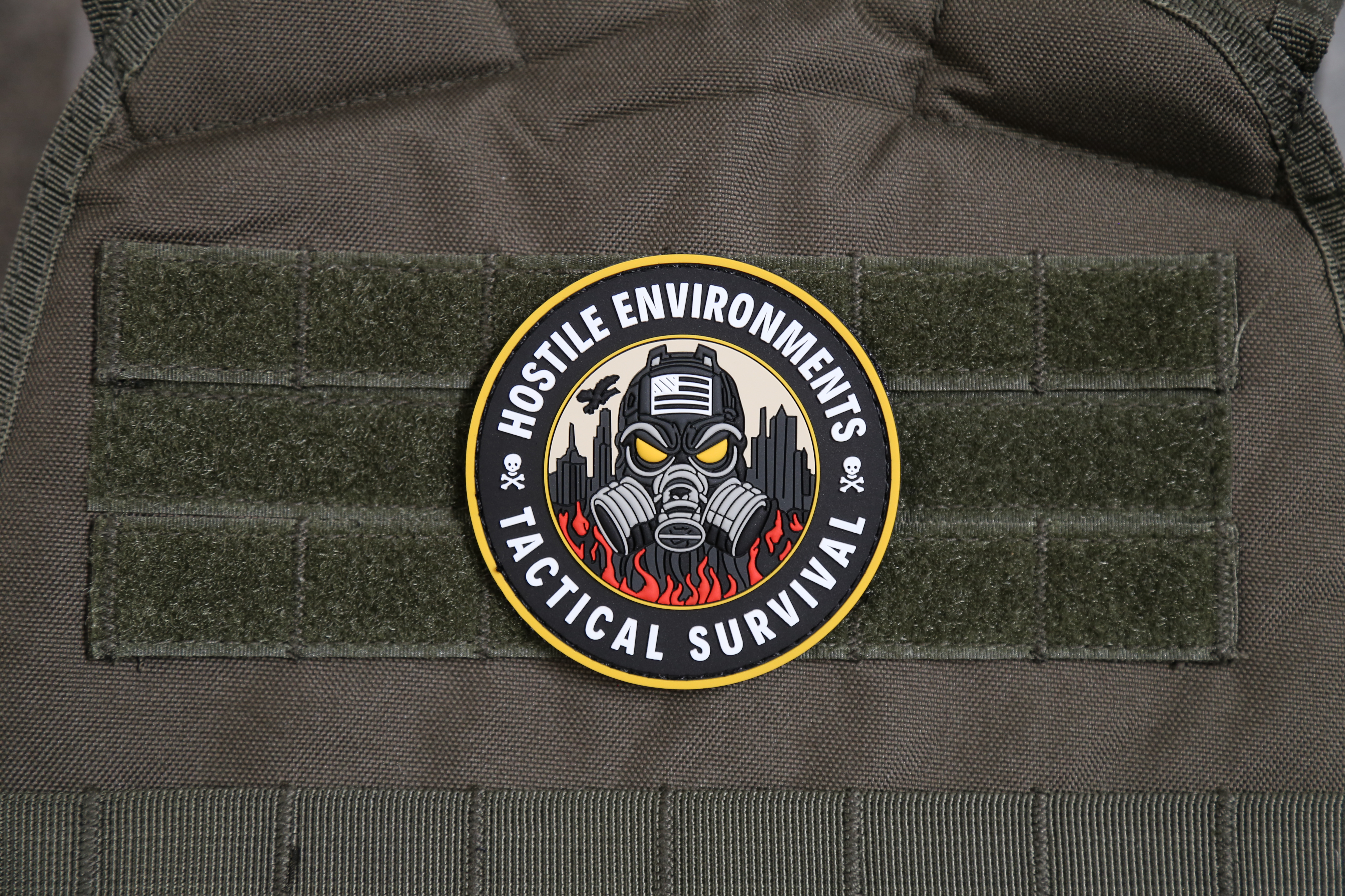 Parche PVC 3D con velcro – HOSTILE 2 - vista 6