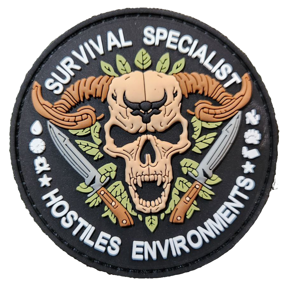 Parche PVC 3D con velcro – HOSTILE Environments