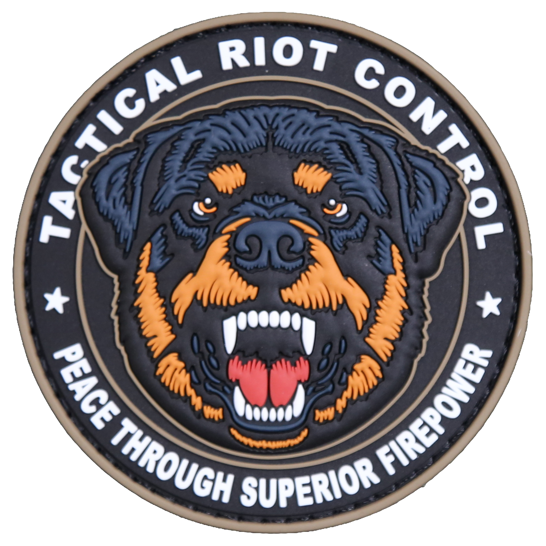 Parche PVC 3D con velcro – ROTTWEILER