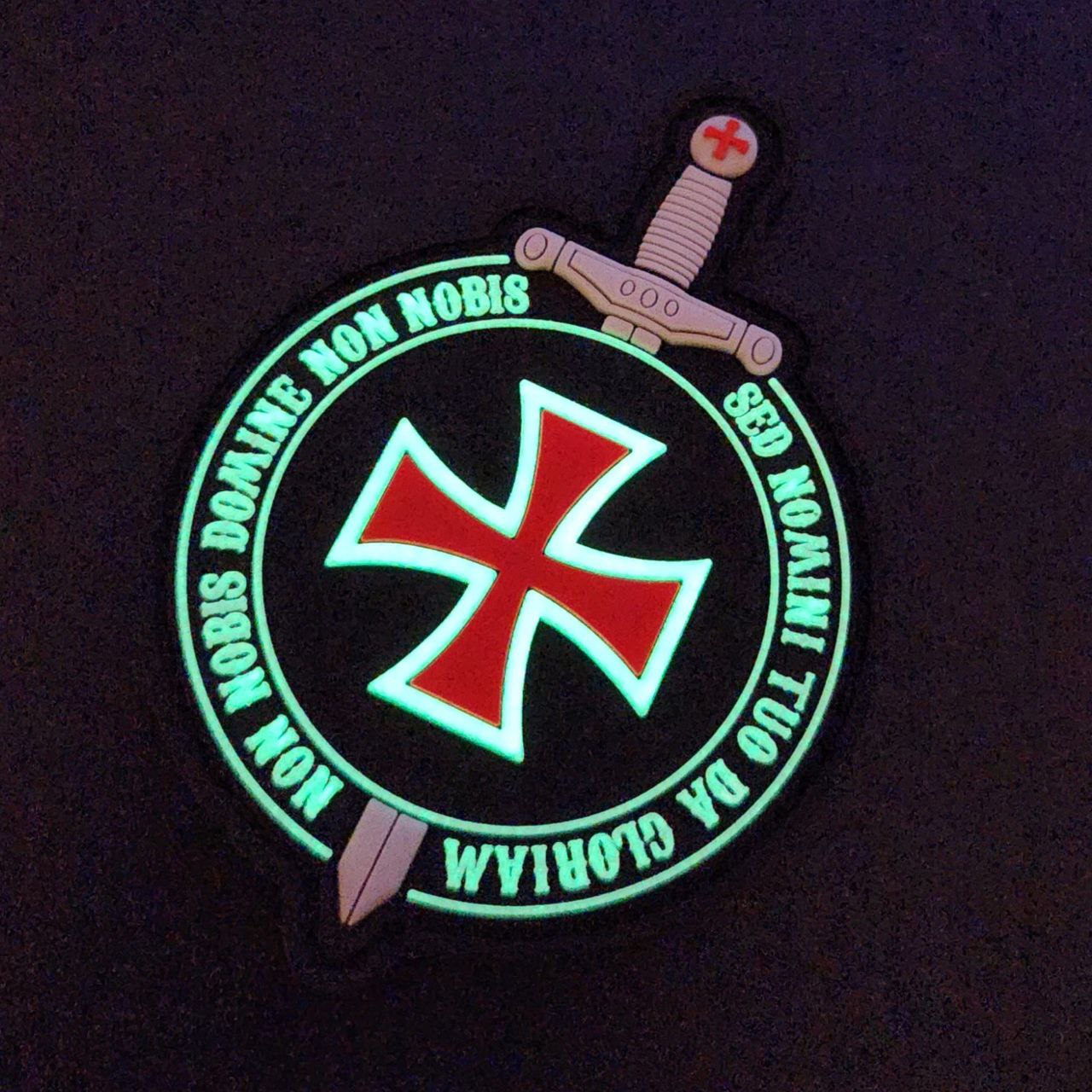 Parche PVC 3D con velcro – TEMPLARIOS Escudo templarios - vista 5