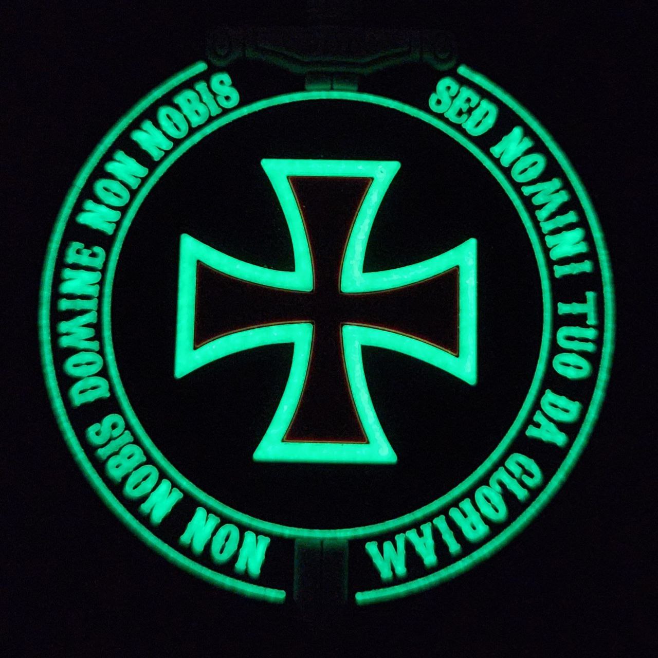 Parche PVC 3D con velcro – TEMPLARIOS Escudo templarios - vista 6