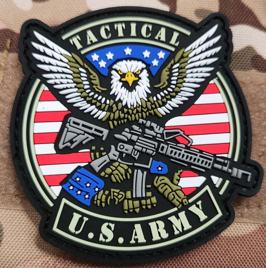 Parche PVC 3D con velcro – US ARMY Battlefield - vista 6