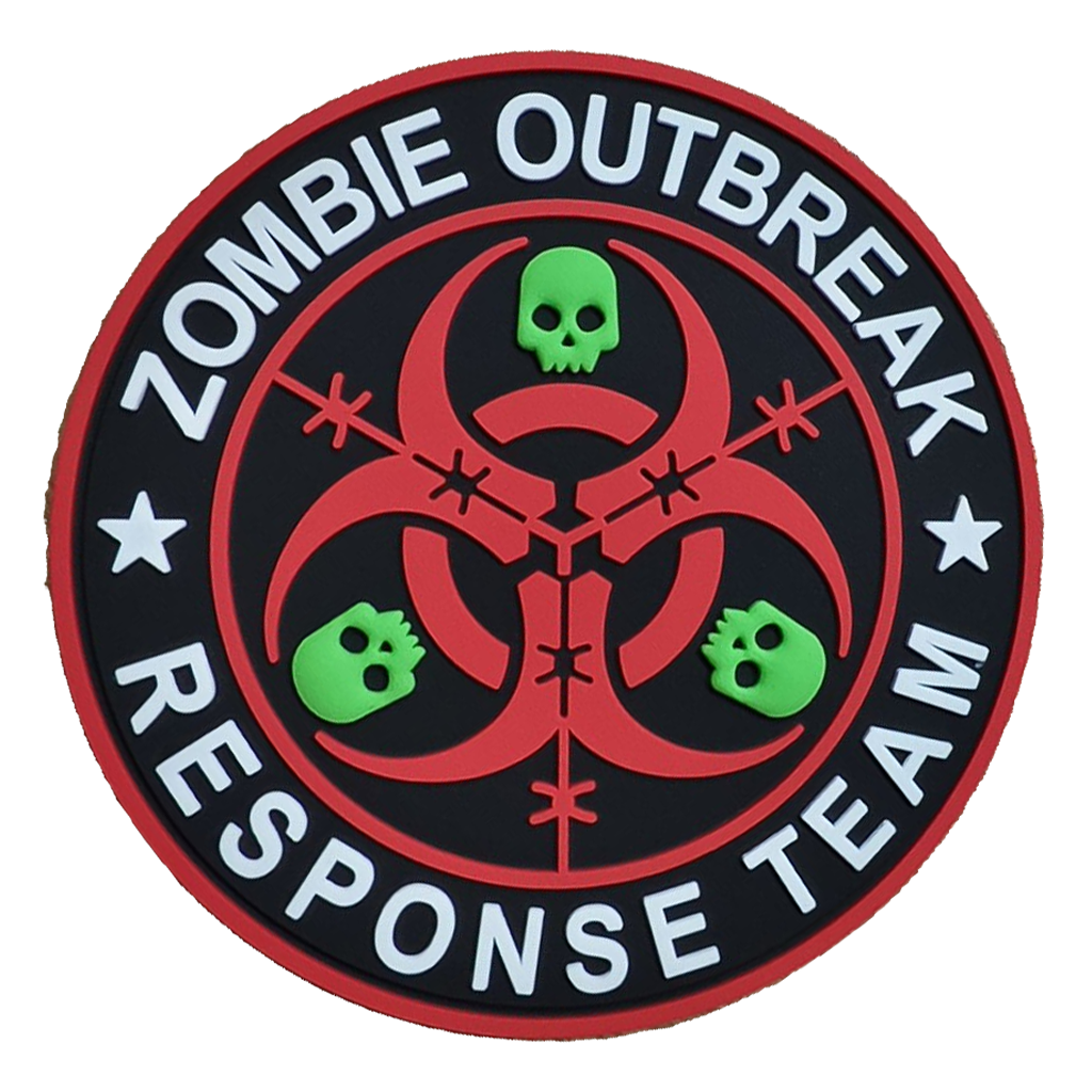 Parche PVC 3D con velcro – ZOMBIES Outbreak