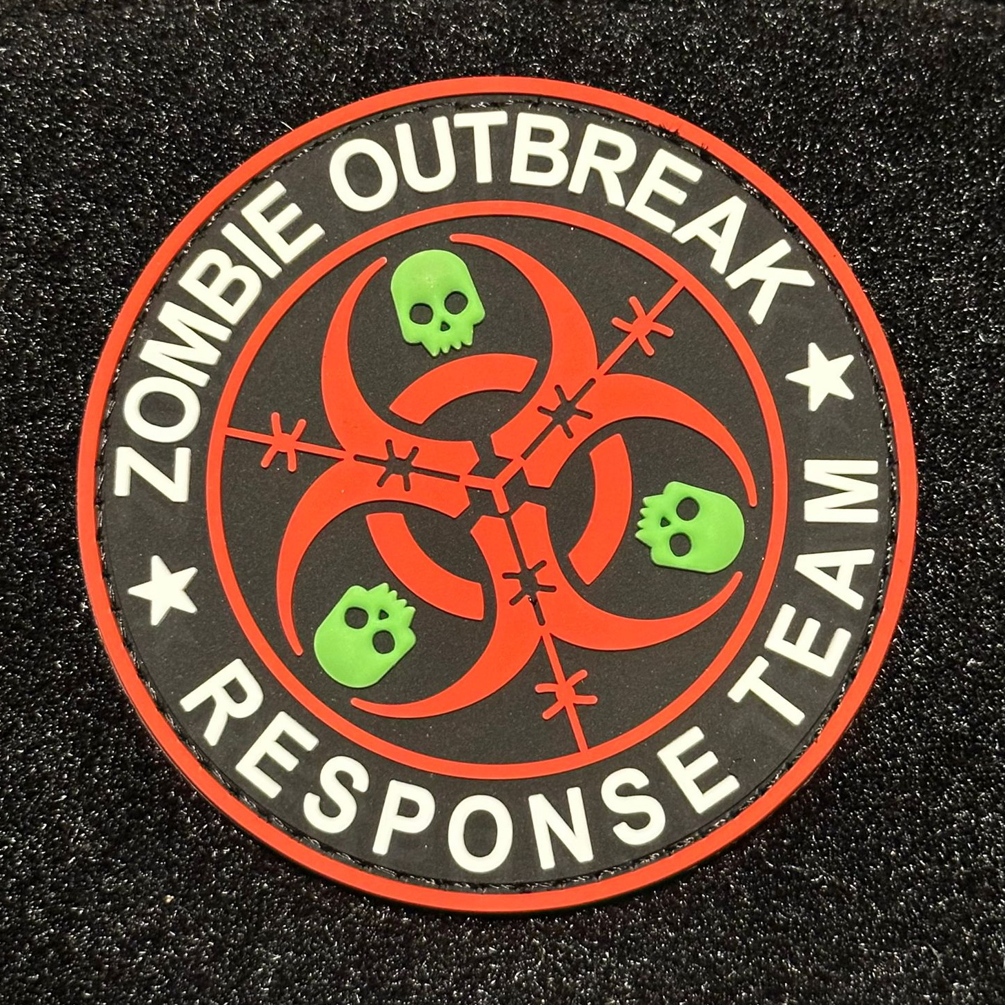 Parche PVC 3D con velcro – ZOMBIES Outbreak - vista 2