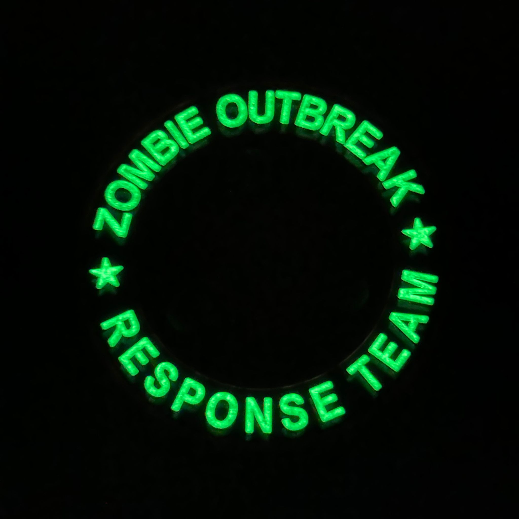 Parche PVC 3D con velcro – ZOMBIES Outbreak - vista 4